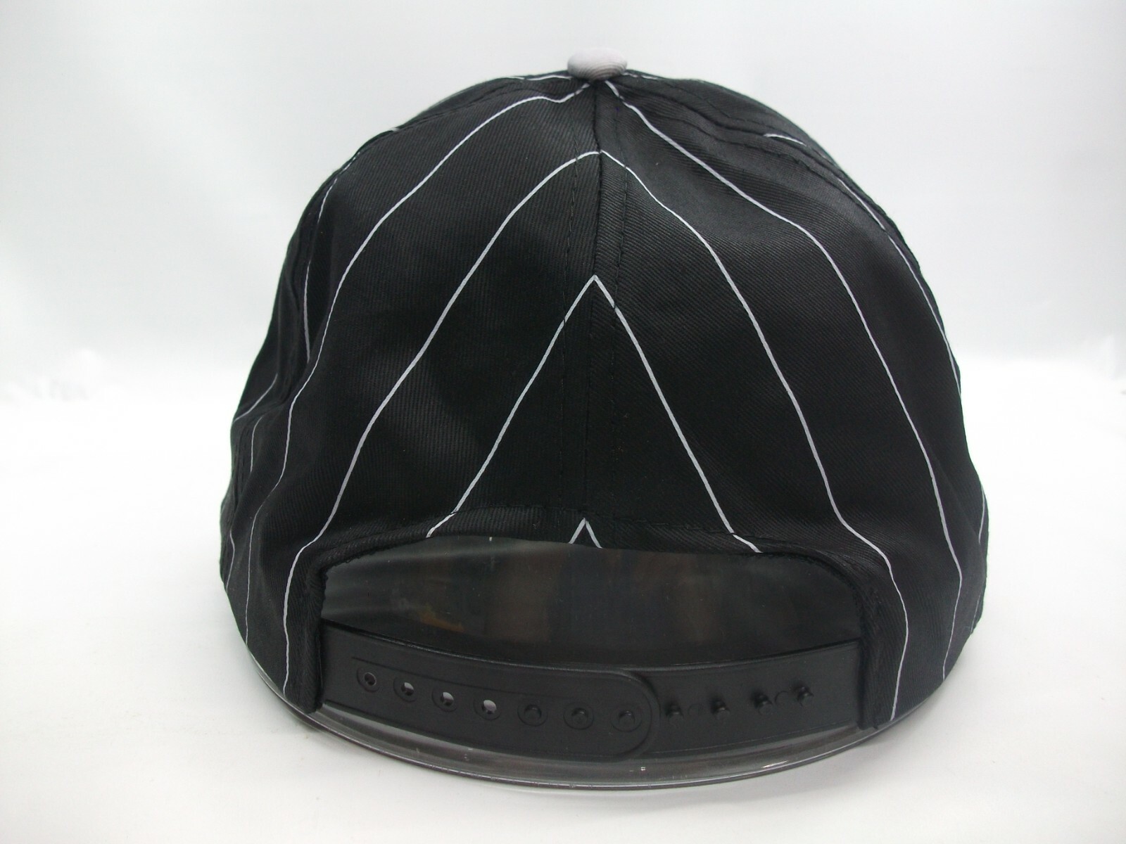 Midfield Oilfield Hat Black Gray Pinstripe Snapback Baseball Cap