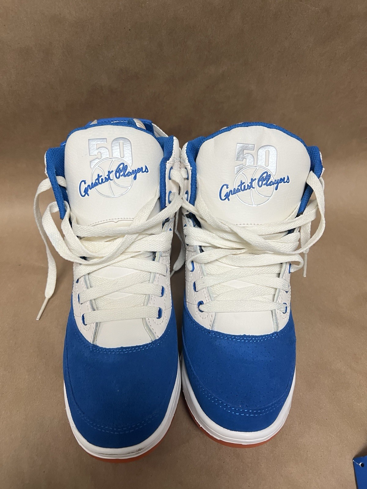 PATRICK EWING ATHLETICS 33 HI White/Blue/Orange 1EW90187-738 Men’s Size 7