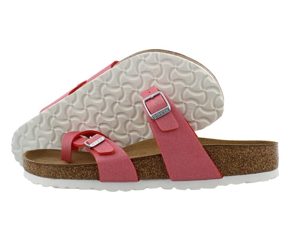 Birkenstock Mayari Birko-Flor Sandals Ice Metallic Poppy, Size EU 39-US W8-M6