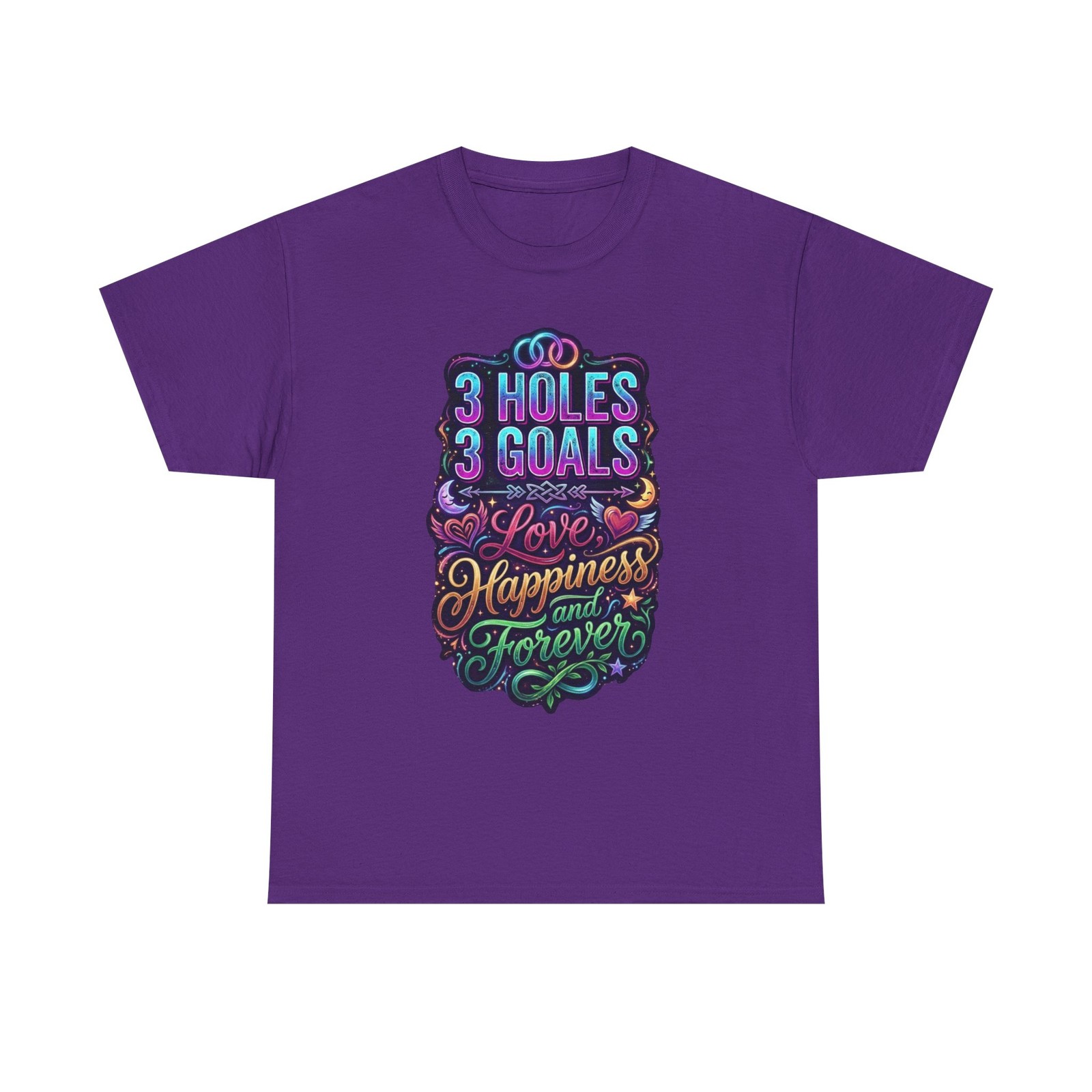 Shirts for Singles – Find Your Person – 3 Holes – Ladies Cotton T shirt
