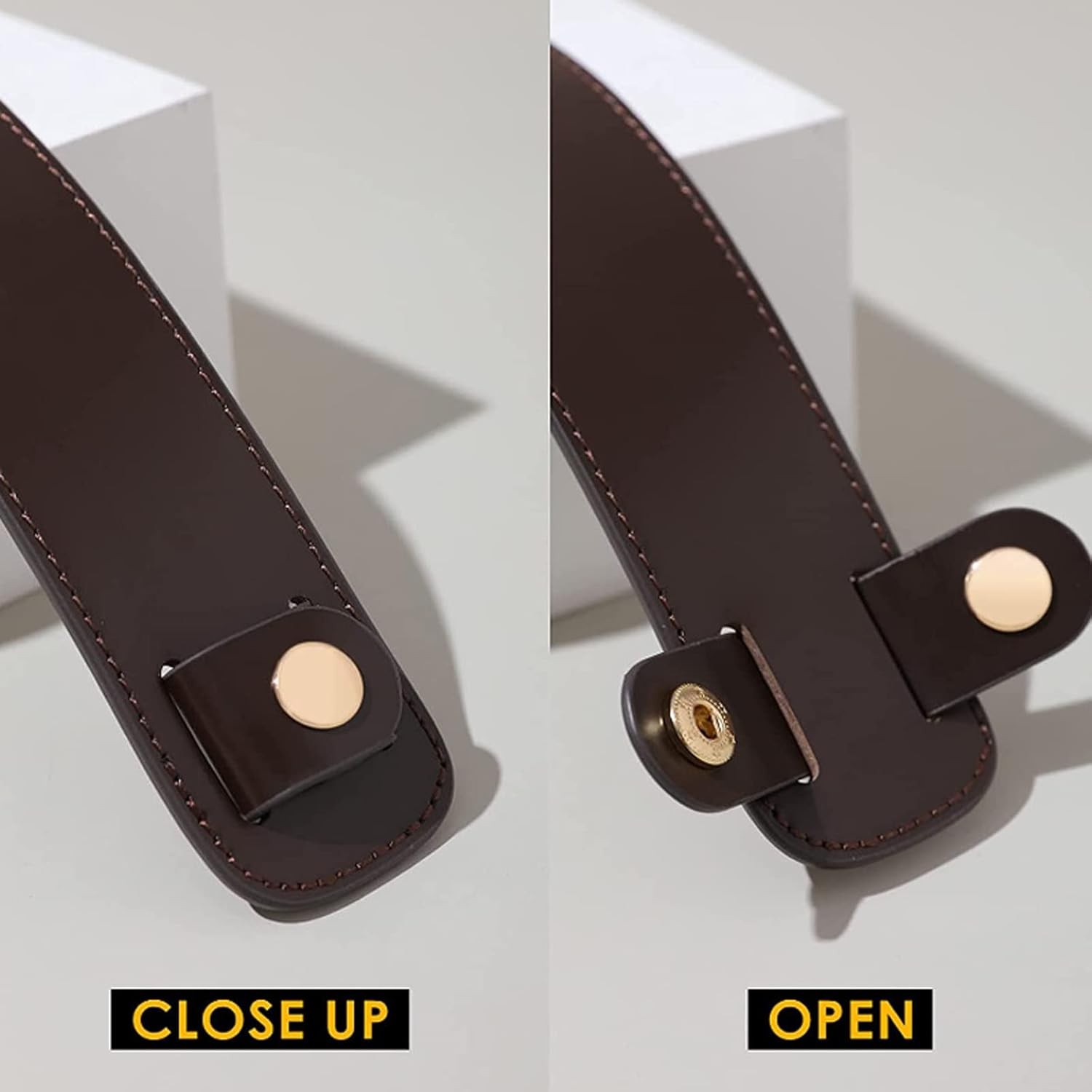 PU Leather Shoulder Strap Pad,Detachable Soft Leather Strap Cover,Compatible wit