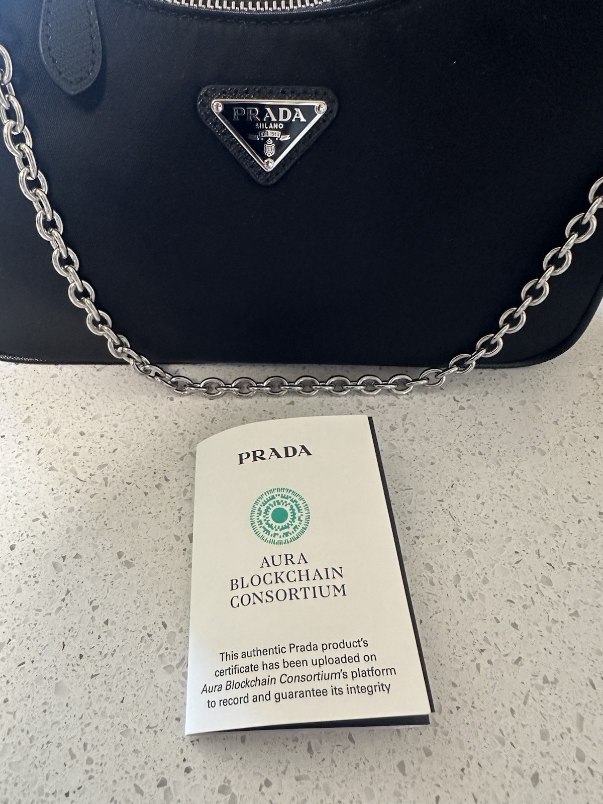 PRADA Re-Edition 2005 Shoulder Bag Black Nylon-brand New with Tag