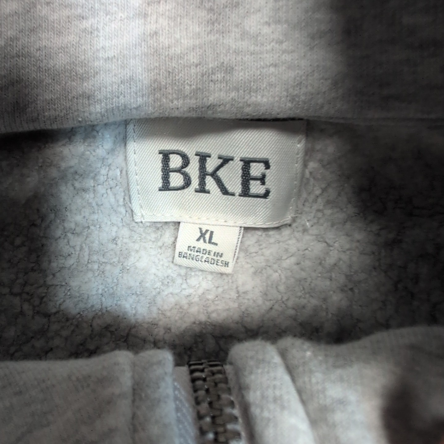 BKE Sweatshirt Womens XL Gray Half Zip Active Outdoors Pockets Comfort Casual