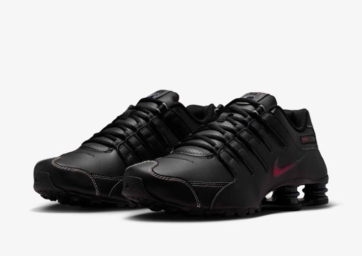 Nike Shox NZ Men’s Shoes Black White Varsity Red 378341 017