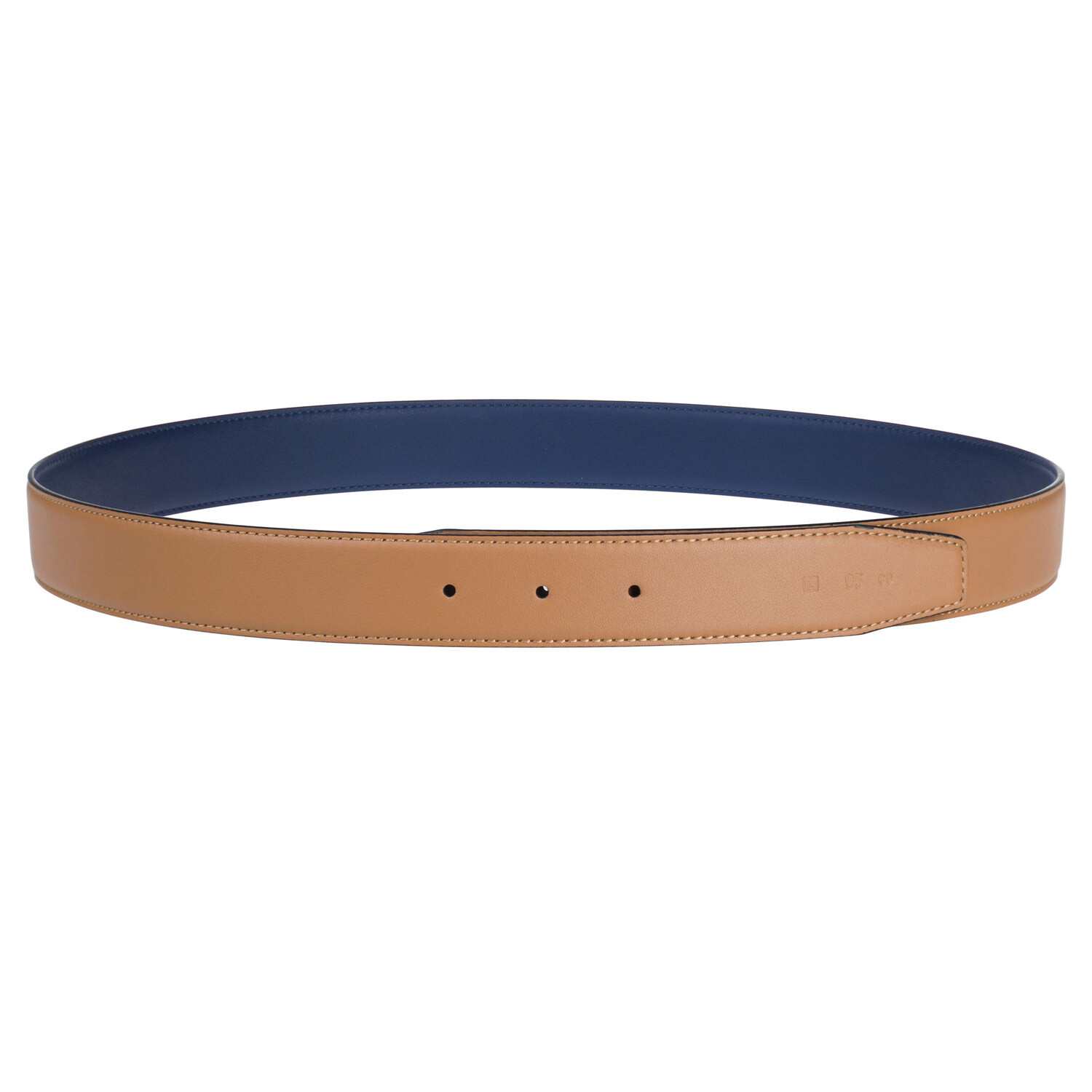 Reversible H Microfiber Leather Belts Replacement Belt Strap No Buckle 32mm Wide