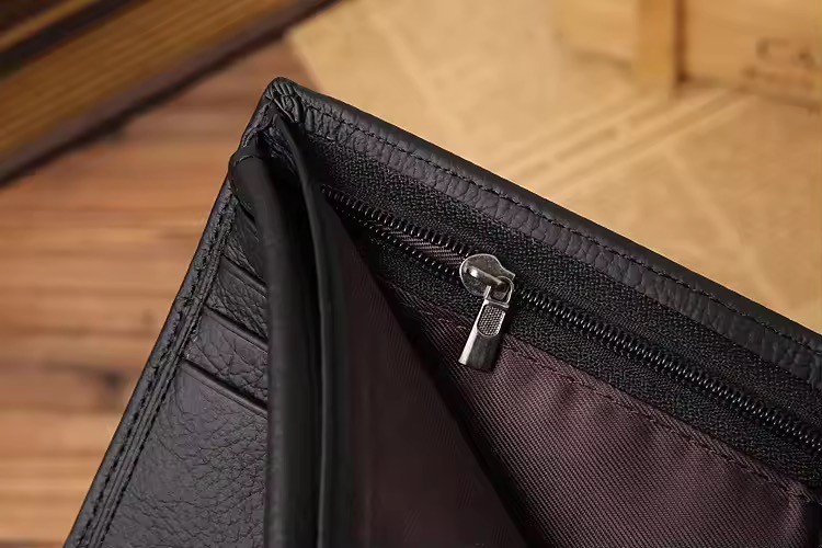 Men’s Leather Bifold Wallet RFID Blocking Slim Pocket Credit Card Holder/Cash