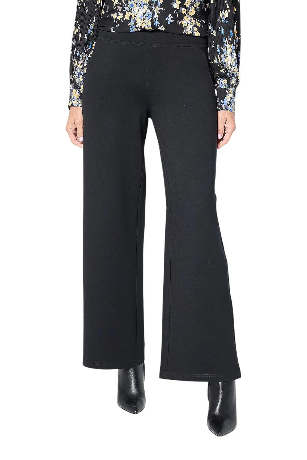 Belle by Kim Gravel Women’s Perfect Ponte Pull-On Pant Black