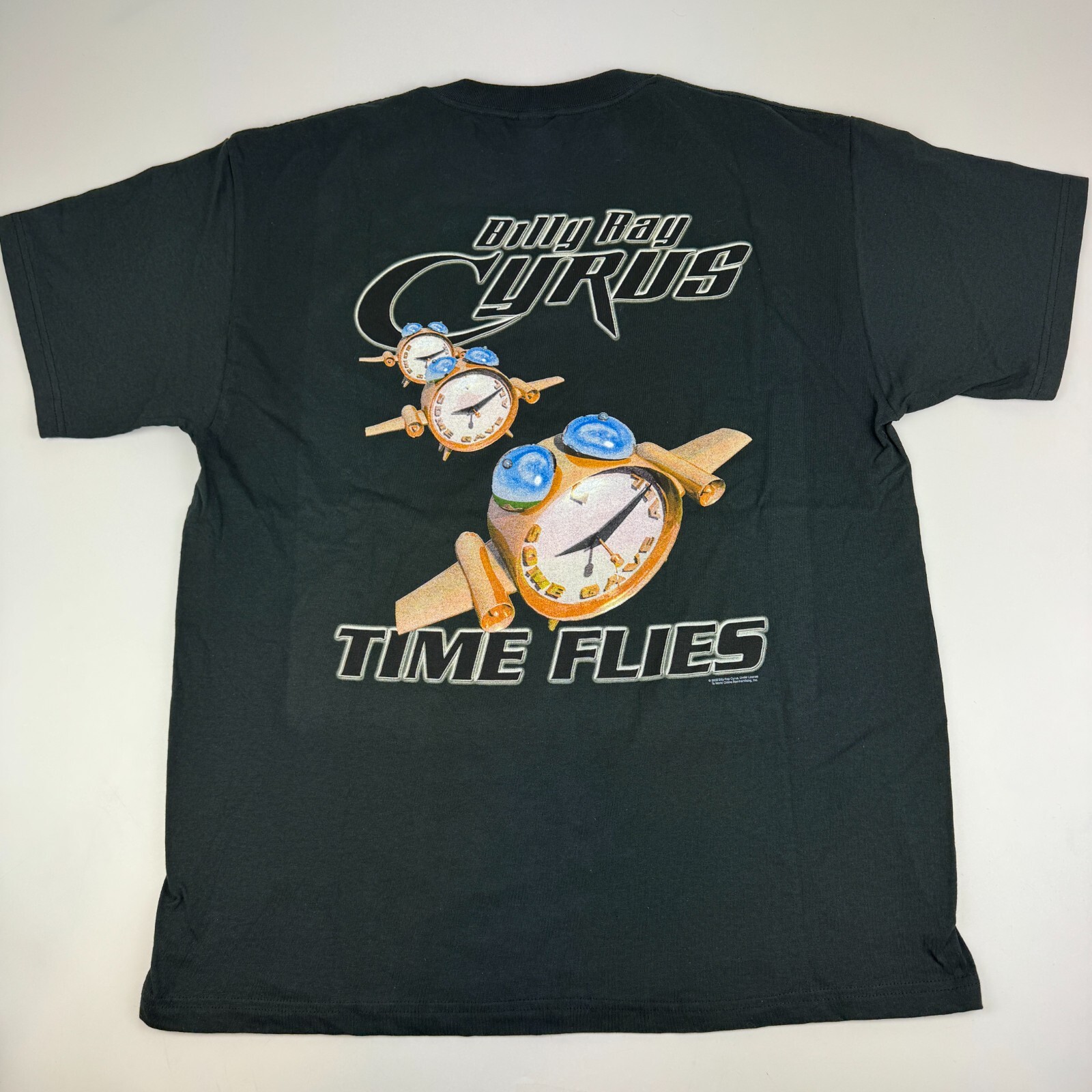 Vintage 2003 Billy Ray Cyrus Mens Size L Time Flies Tour T Shirt Made in USA