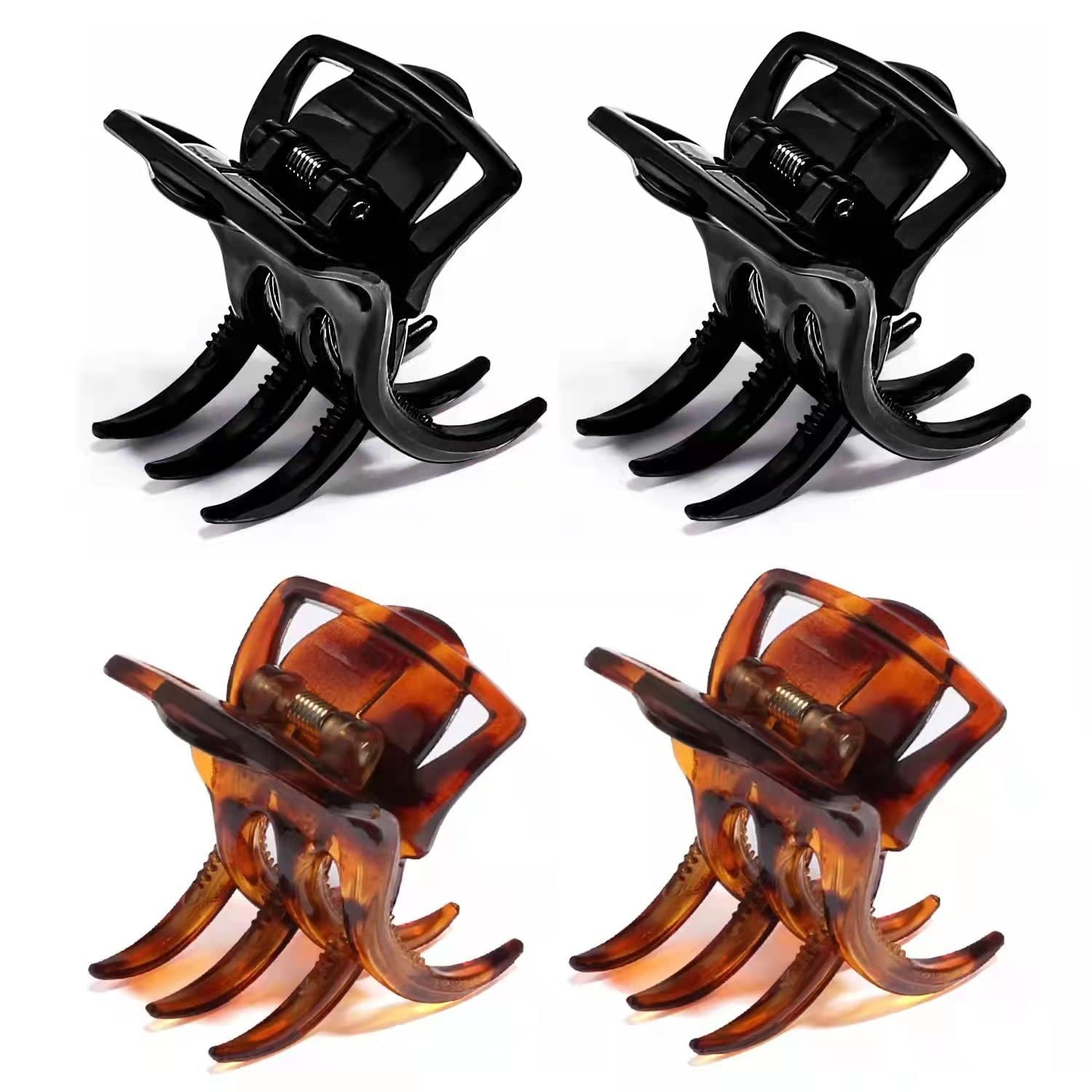 6 Pieces Hair Claw Clips, 1.3 Inch Jaw Clips for Thick or Medium Hair