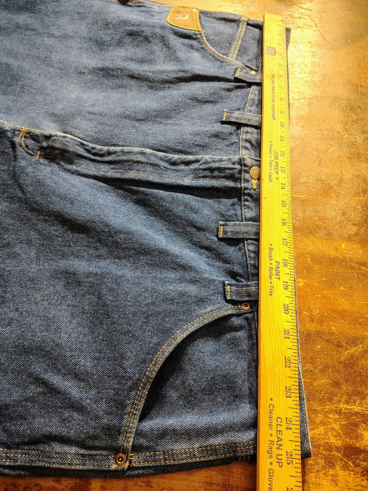 New Wrangler Riggs Workwear Carpenter Jeans Reinforced With Cordura 50×30