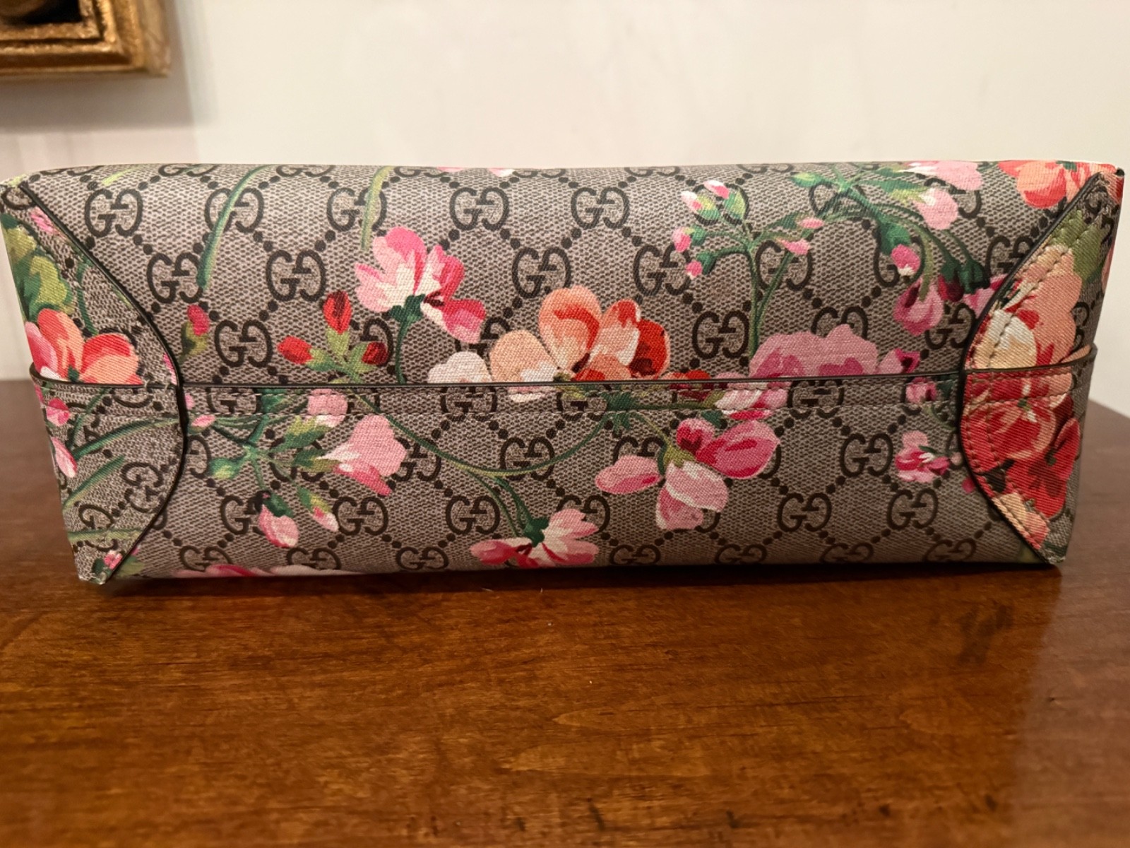 Gucci Reversible Tote Blooms GG Print Leather Medium, Never used!