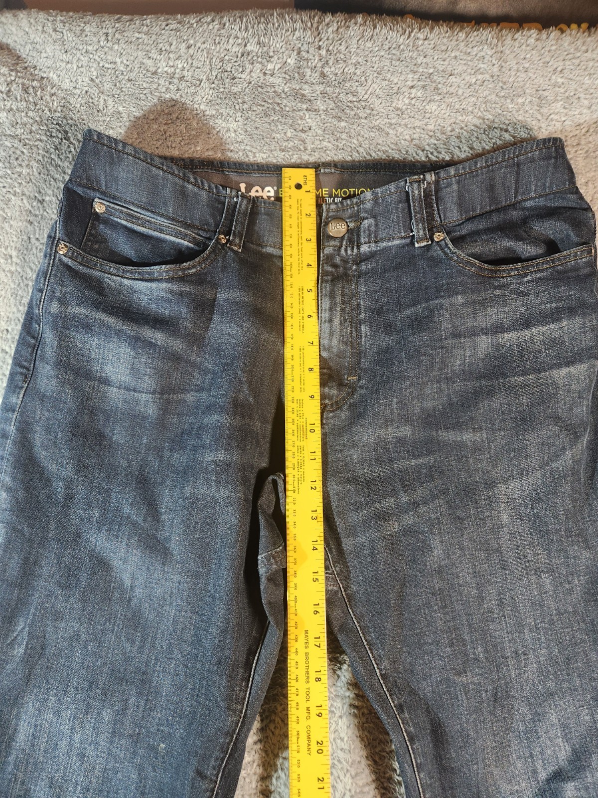 Lee Extreme Motion MVP Athletic Fit Jeans Men’s 36×30 Stretch Dark Wash