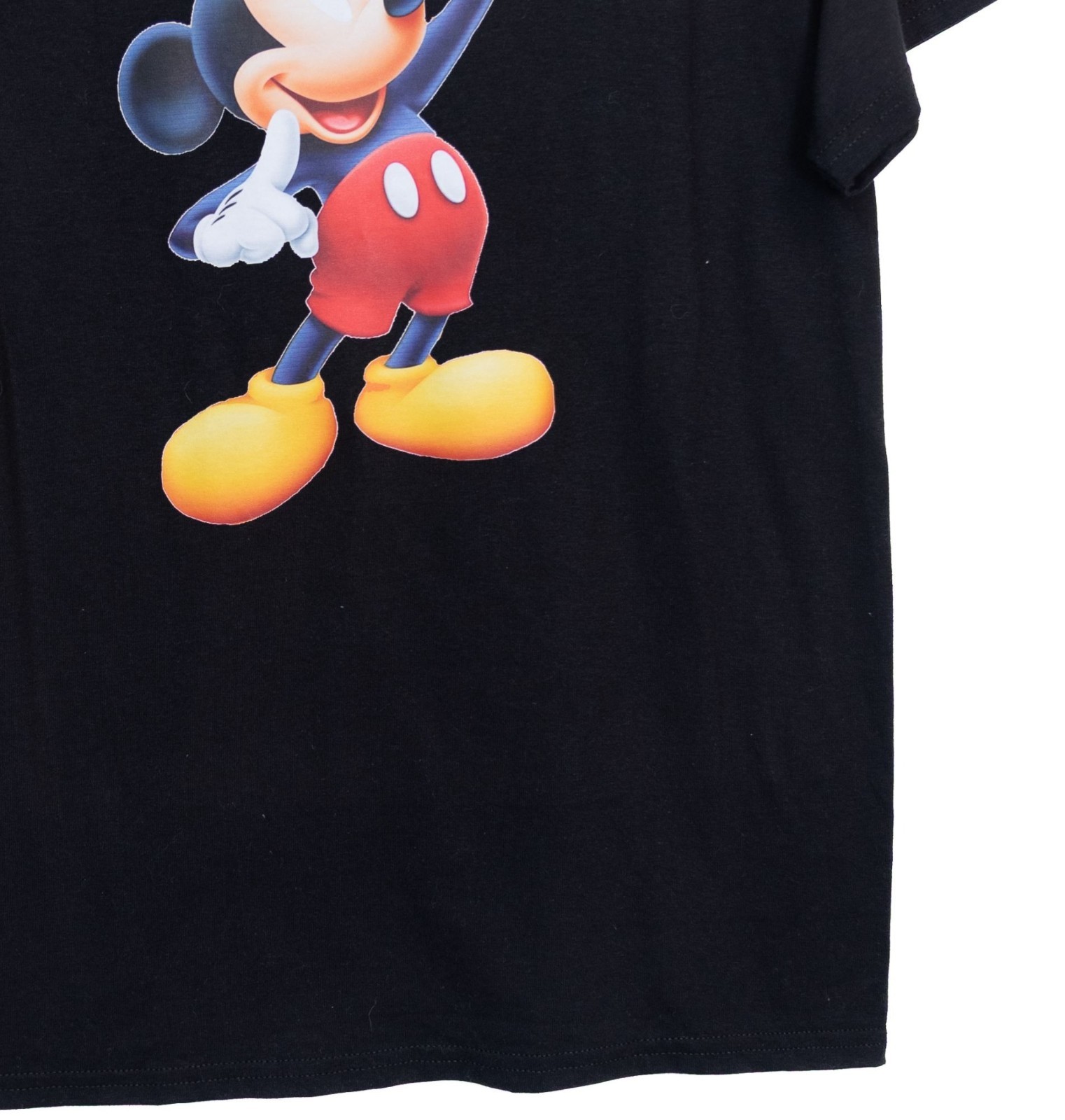 Mickey Mouse Size M Graphic Black T-Shirt By Gildan DryBlend Cotton & Polyester