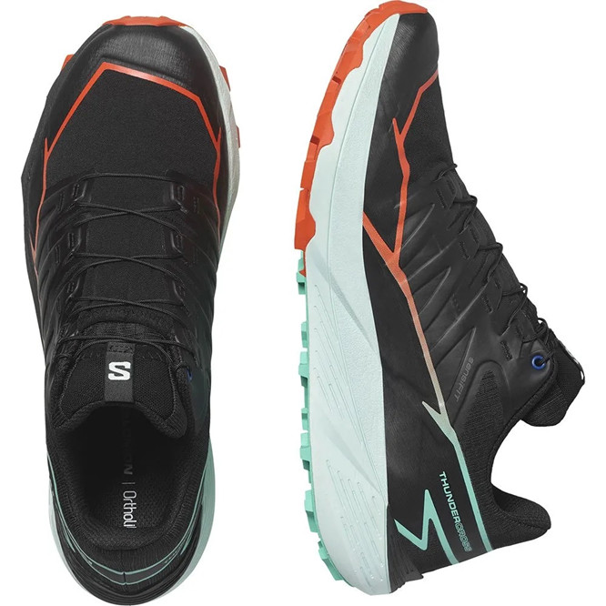 Salomon Thundercross Black/Cherry/Green Running Shoe Men’s US Sizes 7-14NEW!!!
