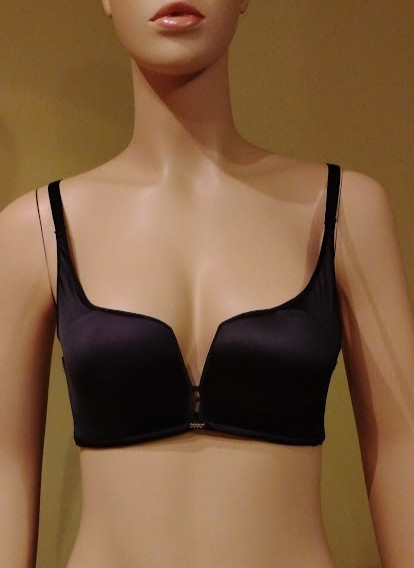 NWT 24/7 Desirable Women’s Black Push Up Normal Strap Bra Size: 34A