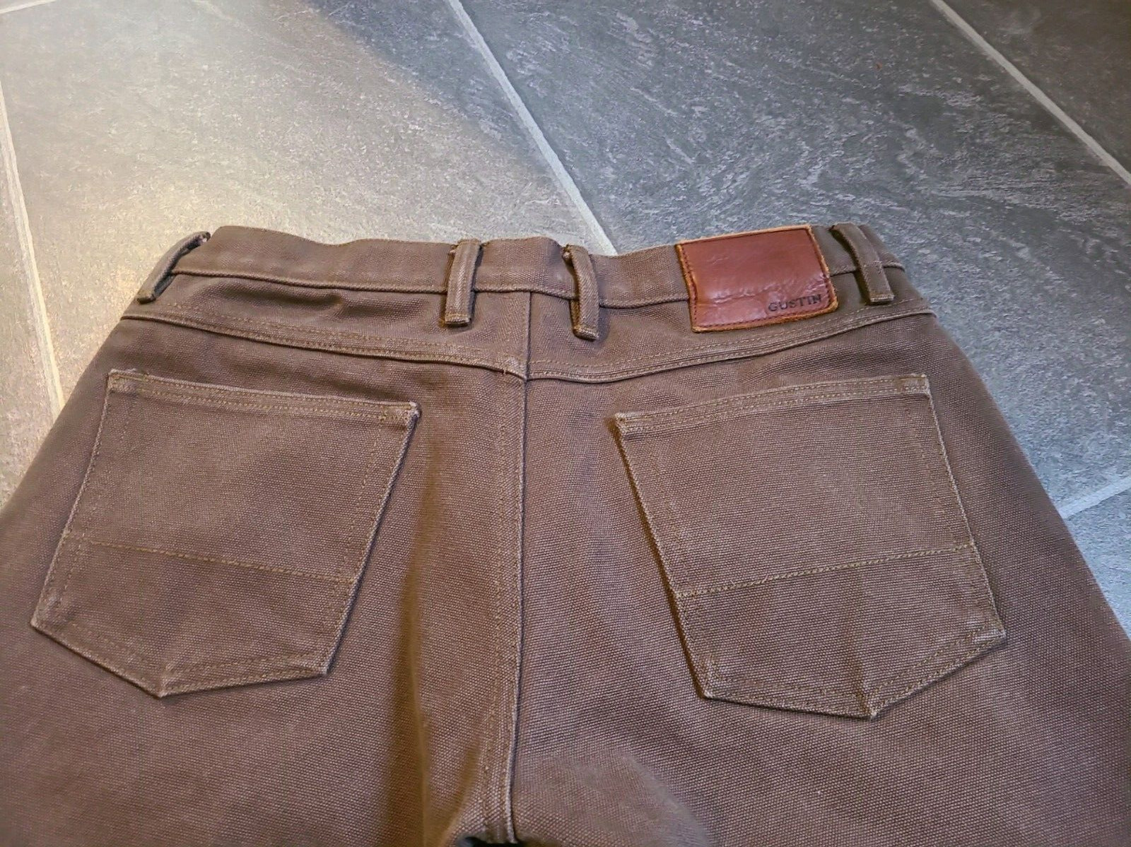 GUSTIN #45 BEAST DUCK 5 POCKET JEANS PANTS SZ 35×34 SLIM