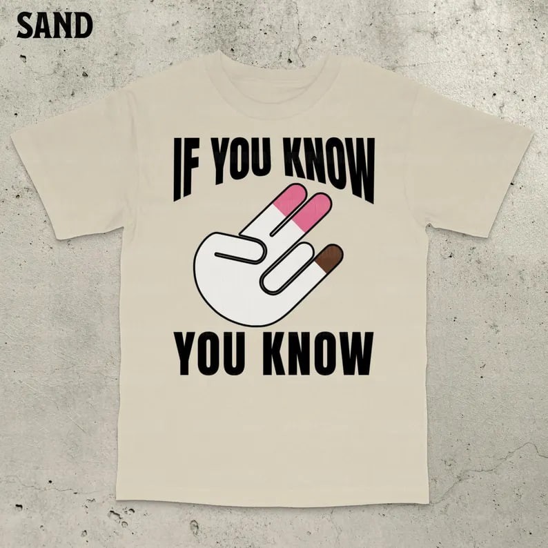 If You Know You Know T-Shirt, Inappropriate Shirt, Bold Statement Unisex T-Shirt