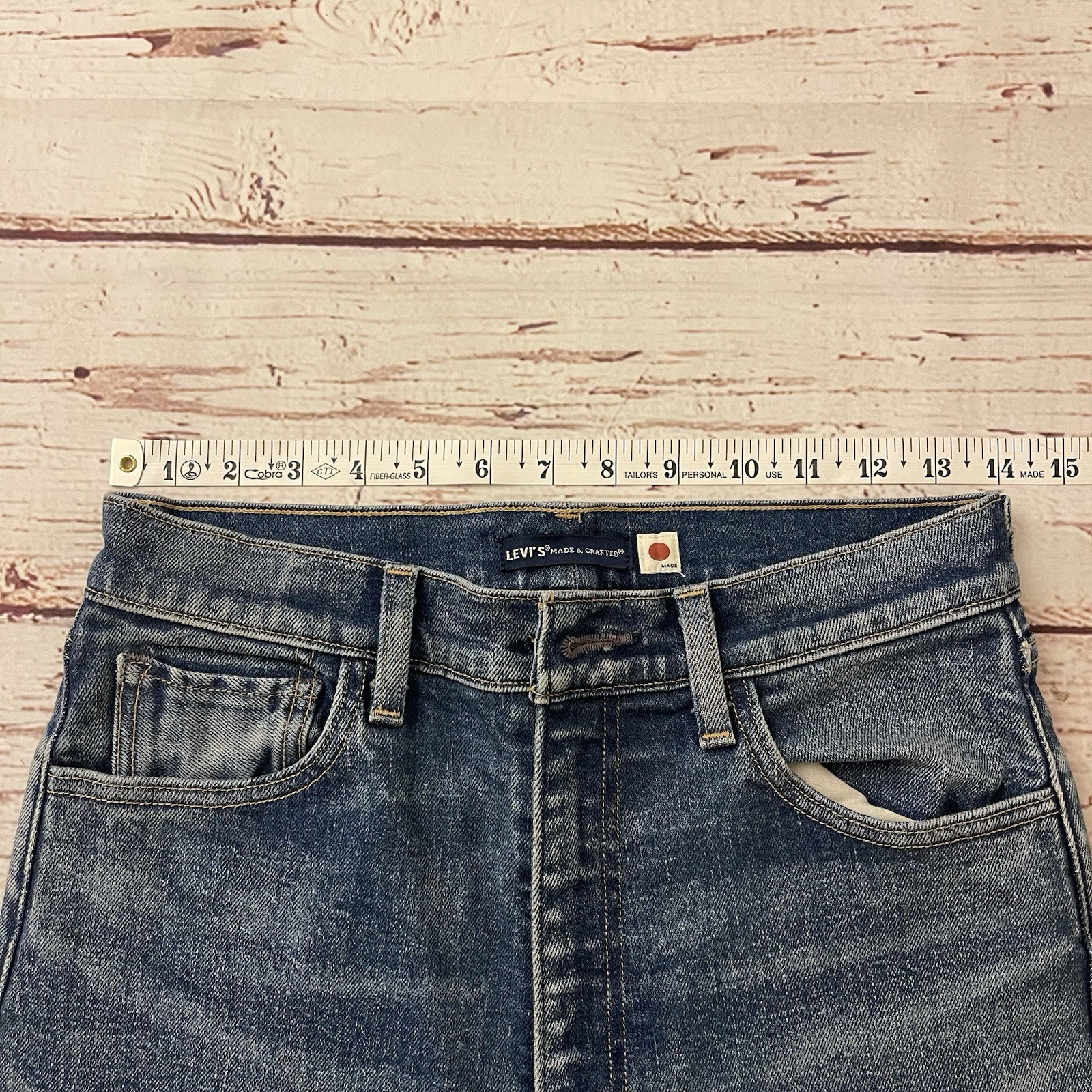 Levi’s Studio Taper Made In Japan Jeans Sz 27 Inseam 29” Made & Crafted Sample