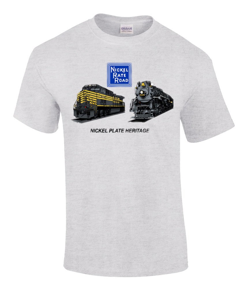 Nickel Plate Heritage Authentic Railroad T-Shirt Tee Shirt [93]