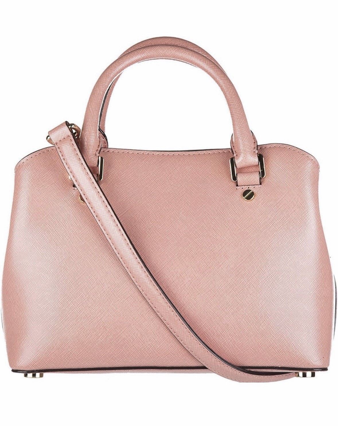 Michael Kors Savannah Small Patenet Saffiano Leather Satchel