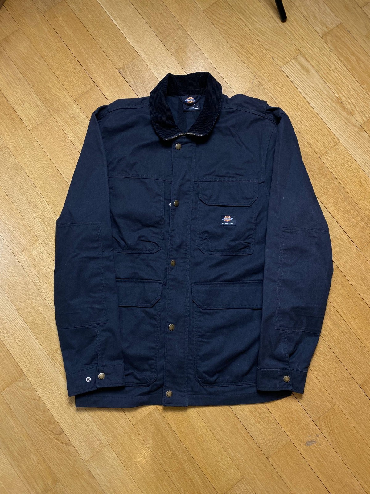 Dickies Insulated Eisenhower Front Zip Jacket – Black, Size L