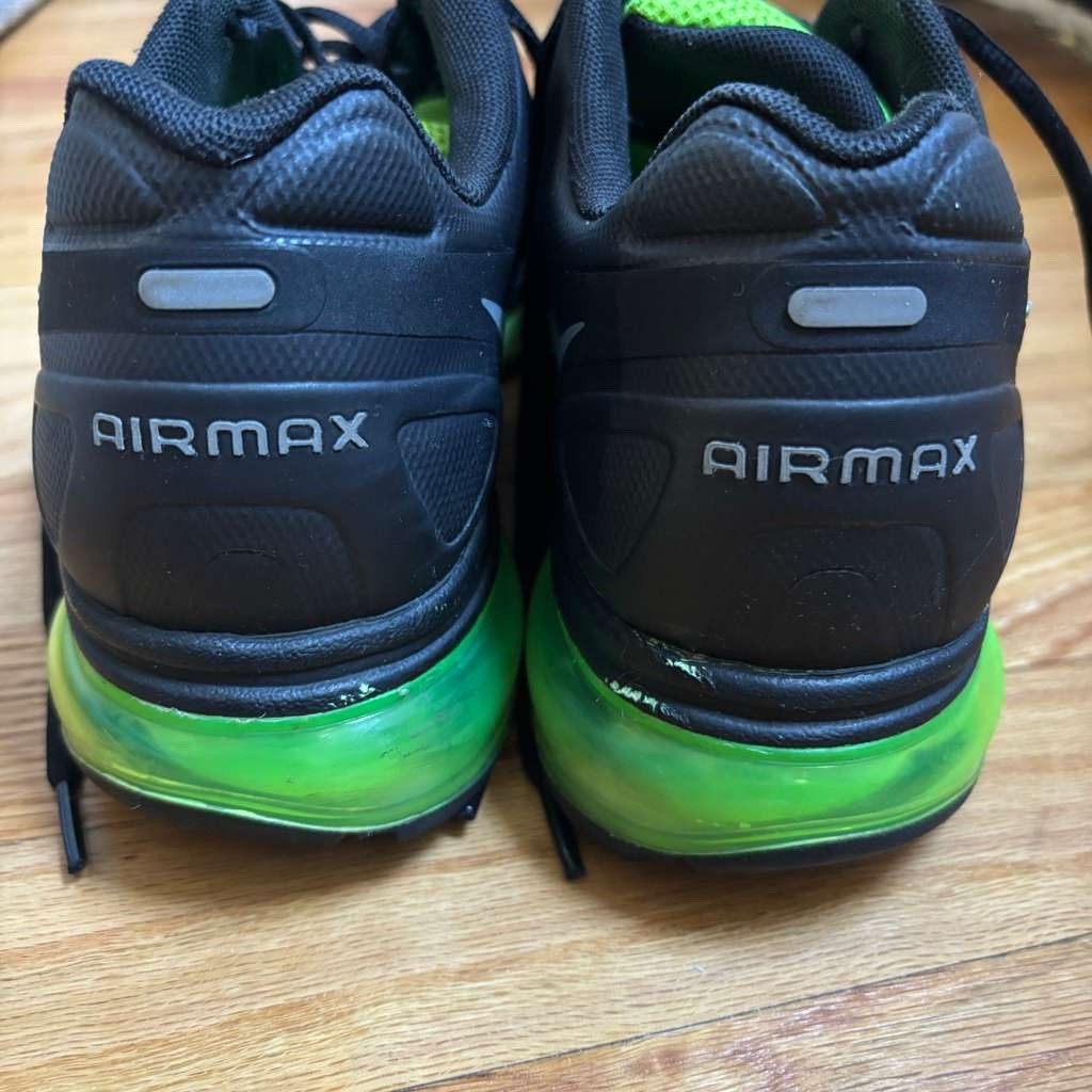 Nike Air Max Dynasty Black Volt Green Running Shoes Men’s US 8 EU 41 487975-013