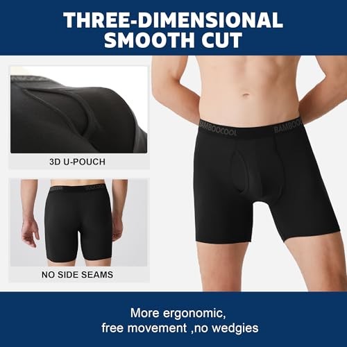 Men’s Underwear Breathable Boxer Briefs with Medium 07-multicolor-7d(7 Pack)