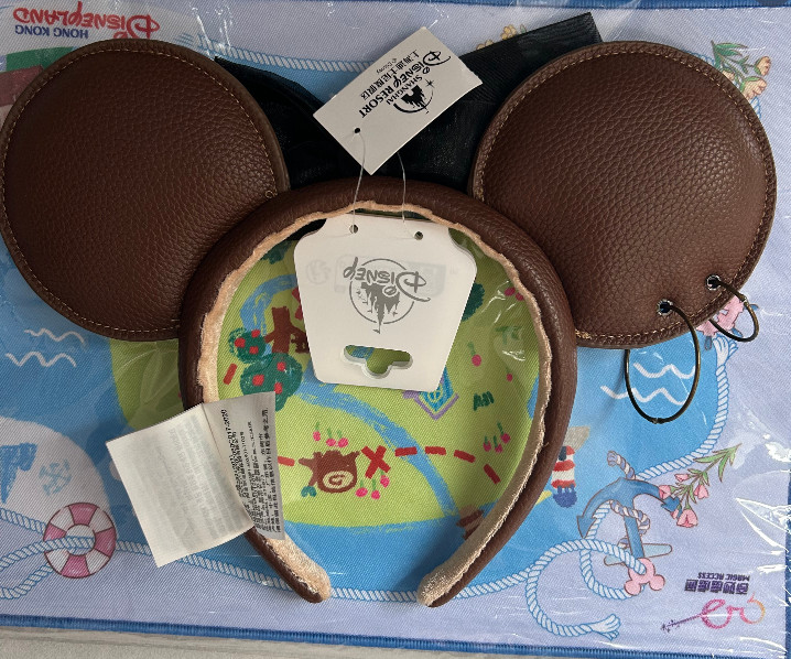 Authentic Shanghai Disney pirates of the caribbean Minnie mouse ears Headband