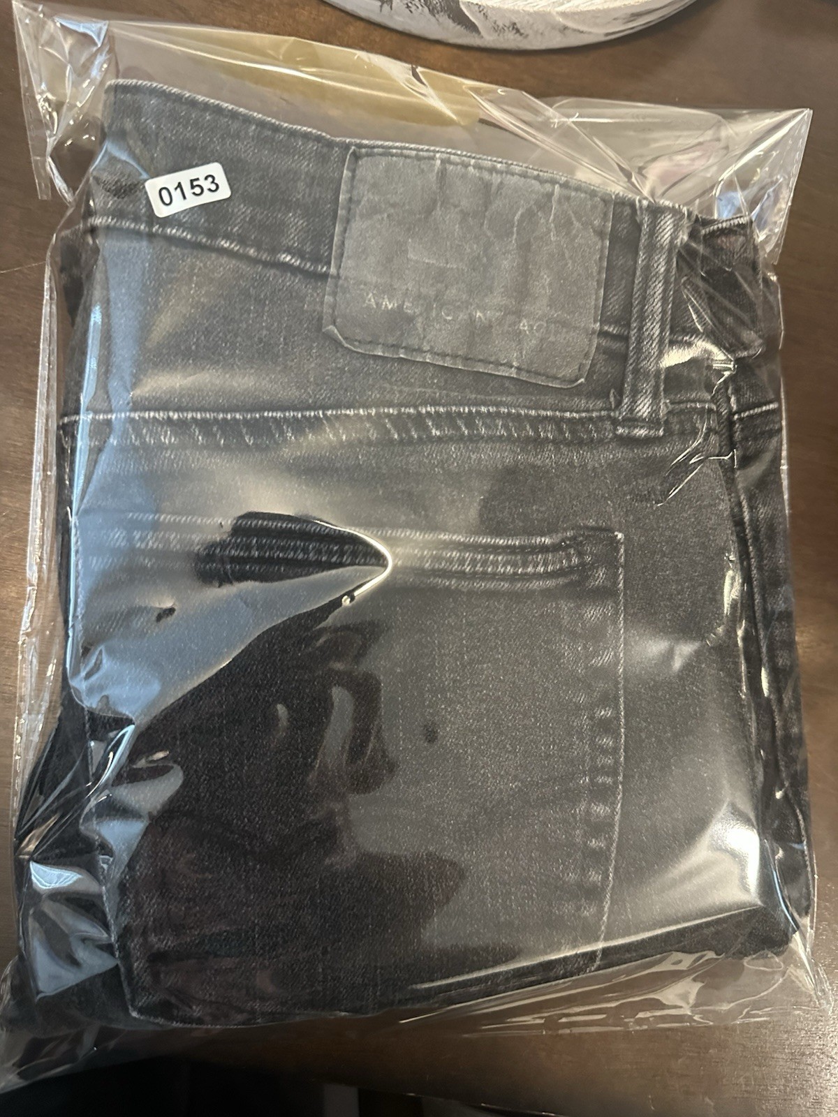 American Eagle Airflex+ Jeans Mens 29×30 Black Distressed Denim Y2K Grunge