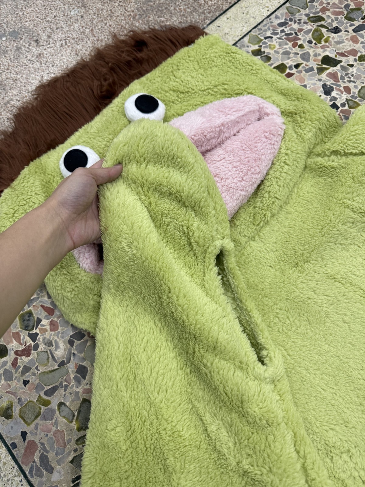 Free Ship Monster Silly Pajamas Funny Costumes Wearable Fancy Dress Fleece Cozy
