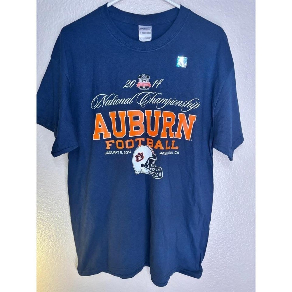 Auburn University Tigers 2014 National Championship Game T-Shirt Men’s L NWT