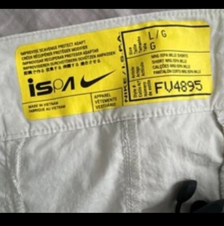 $200 L Nike ISPA Modular Pocket Shorts FV4895-072 Light Bone Mens L New