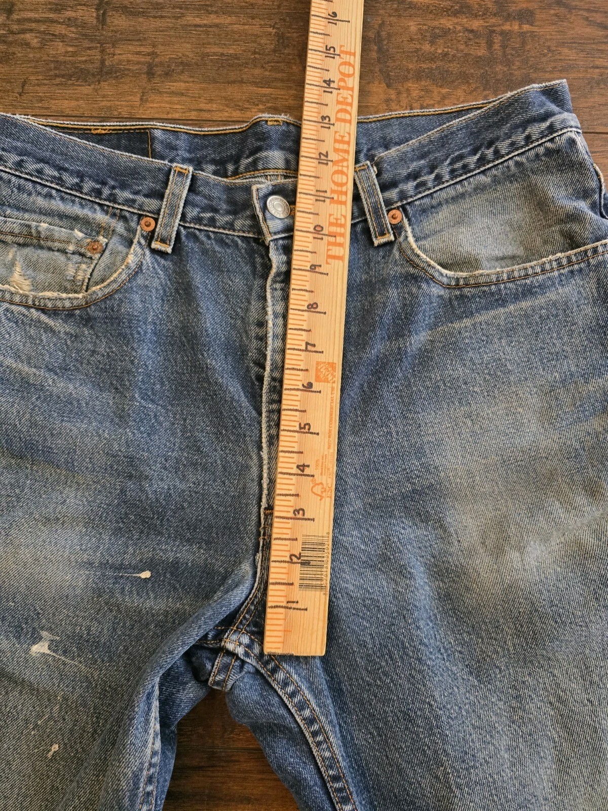 Levi’s 550 Relaxed Fit men’s jeans size 34×32. Paint Stains.LL-509. 1990
