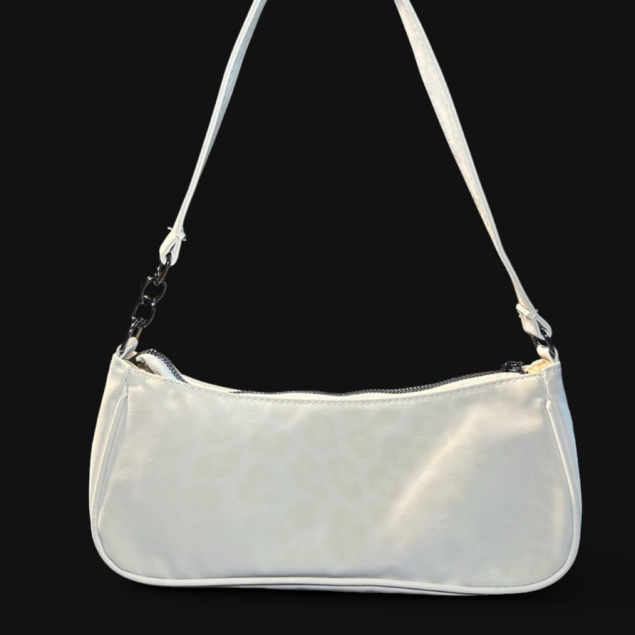 Beige Leopard Print Shoulder Bag with Buckle Details New with Tags