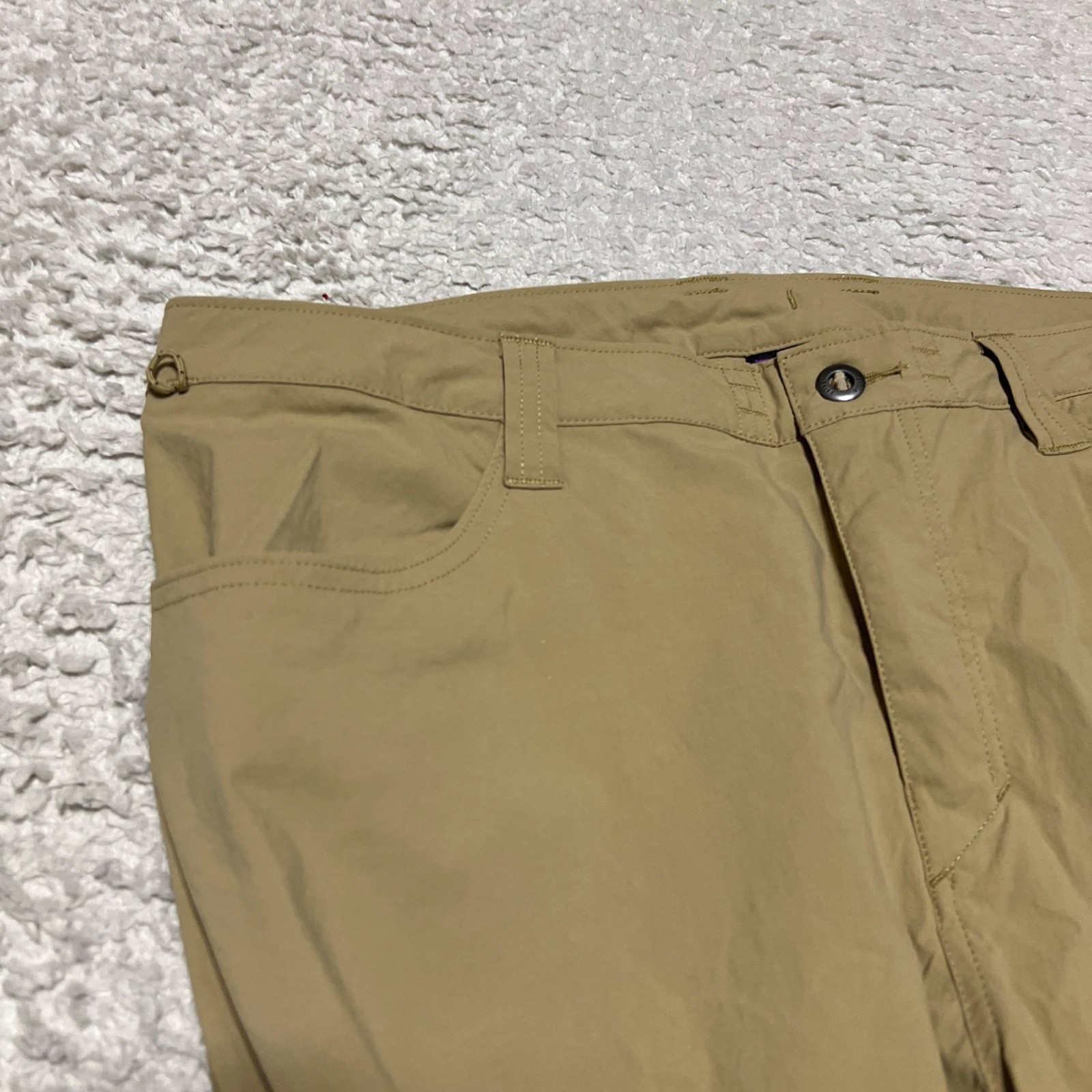 Patagonia Pants Men Size 36 Tan Quandary Stretch Outdoors Hiking Performance