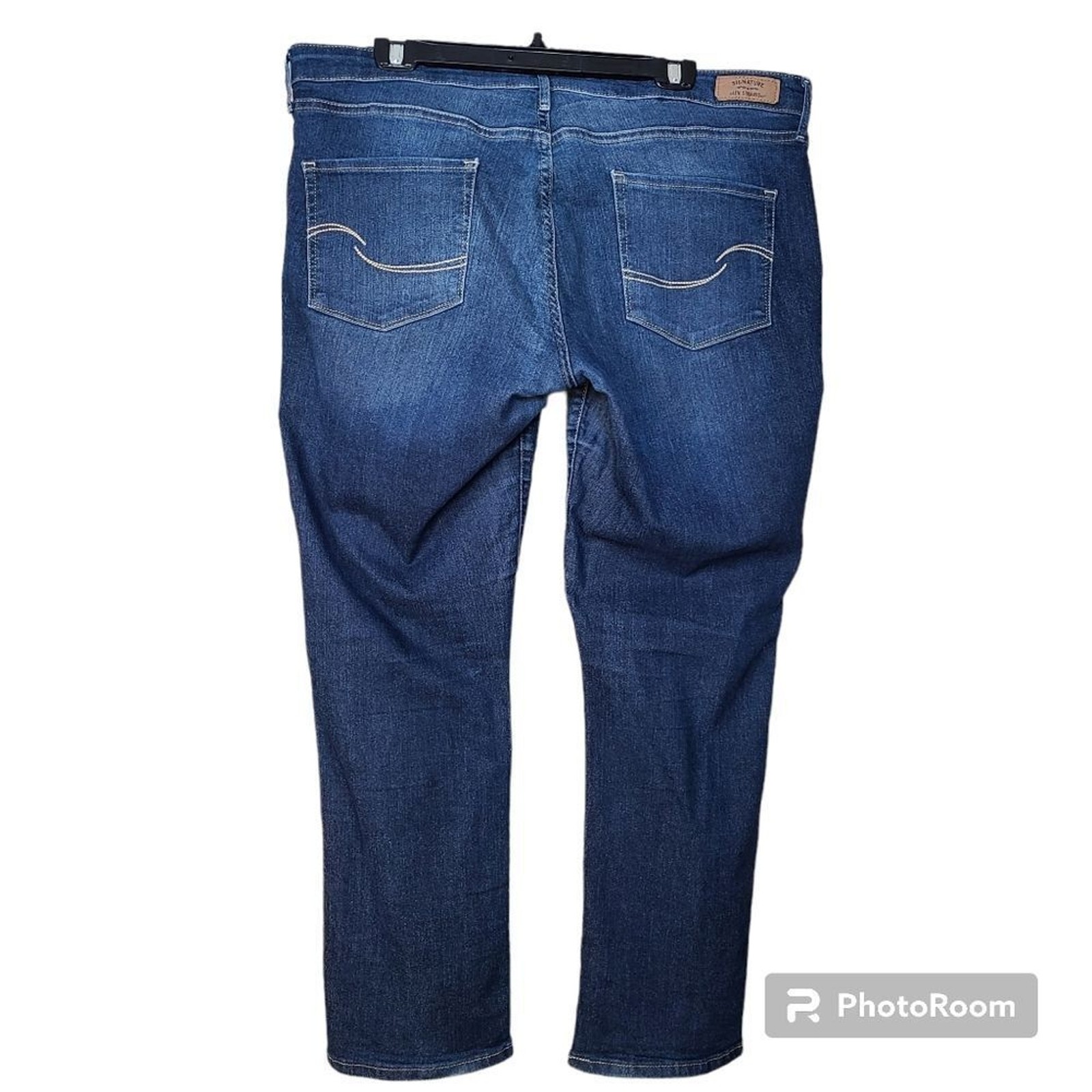 Levi’s Womens Size 20M Modern Slim Skinny Jeans Dark Blue Denim Worn-in Fade