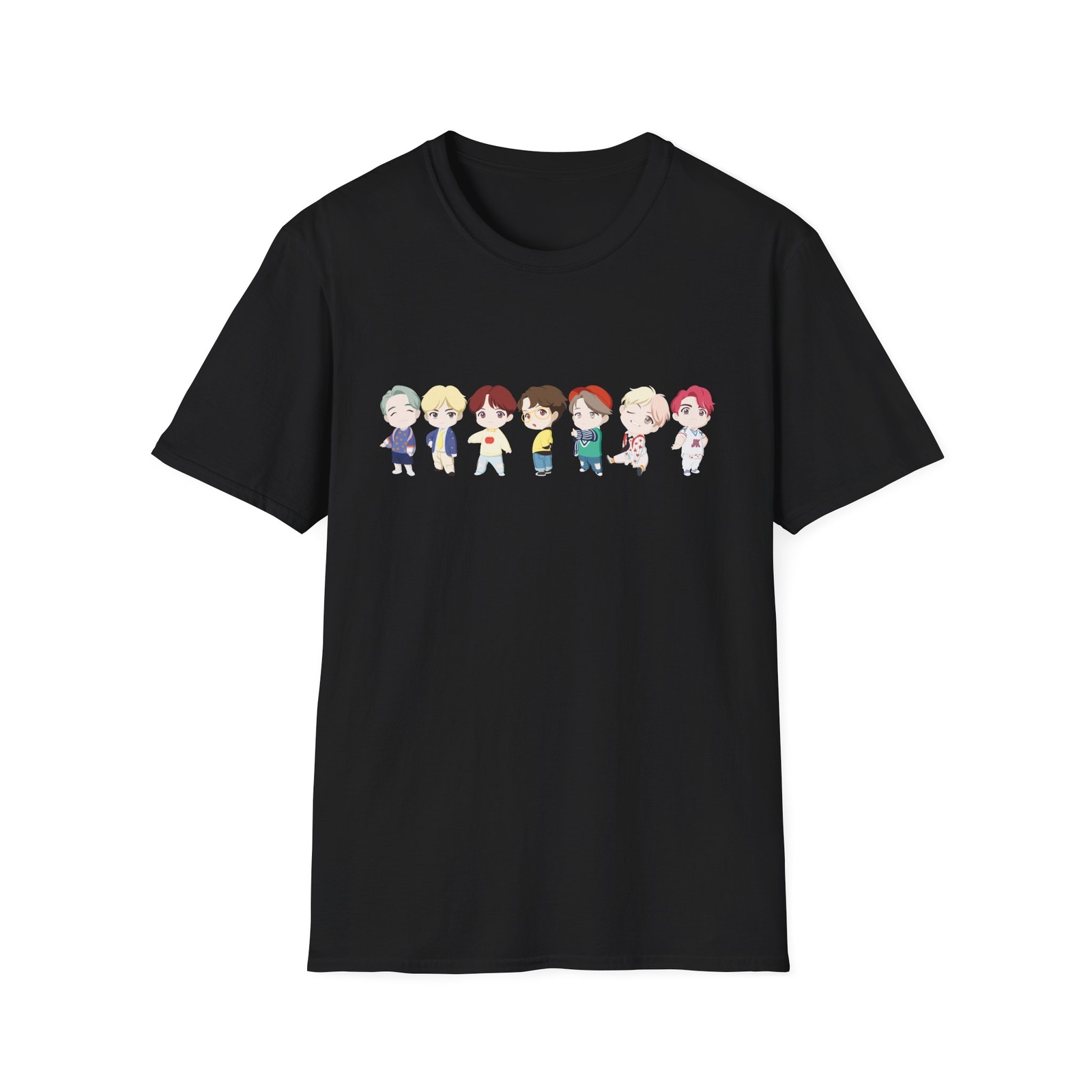 BTS TinyTAN Idol Line up fan tee jungkook rm suga jhope jin jimin taehyung kpop