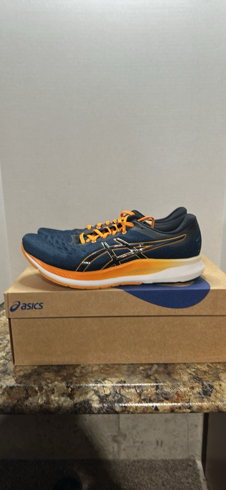ASICS EzeRide 1011B788-401 French Blue Yellow Men’s Athletic Sneaker