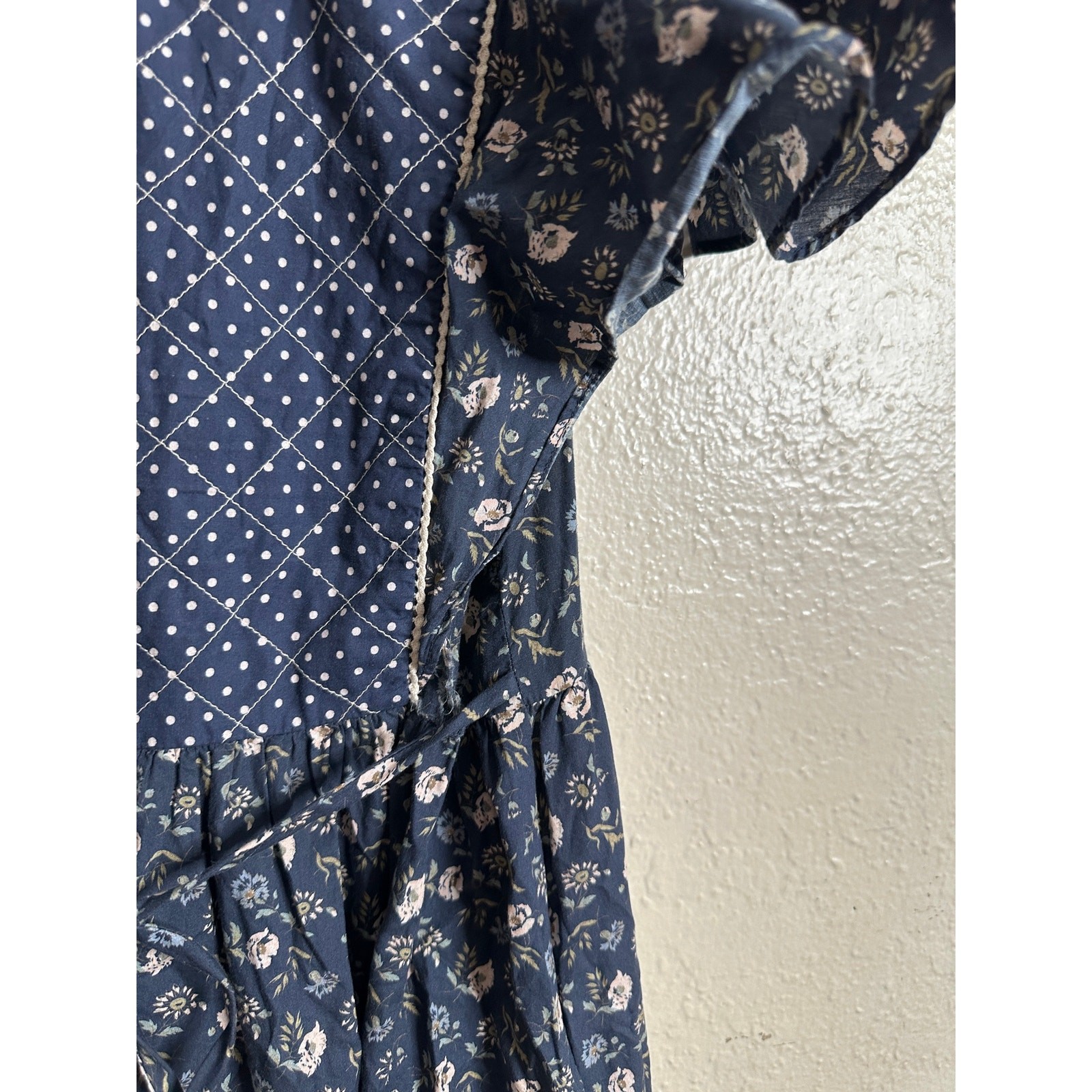 Christy Dawn Greta Dress in Oat Straw Blue size XS (FLAWED)