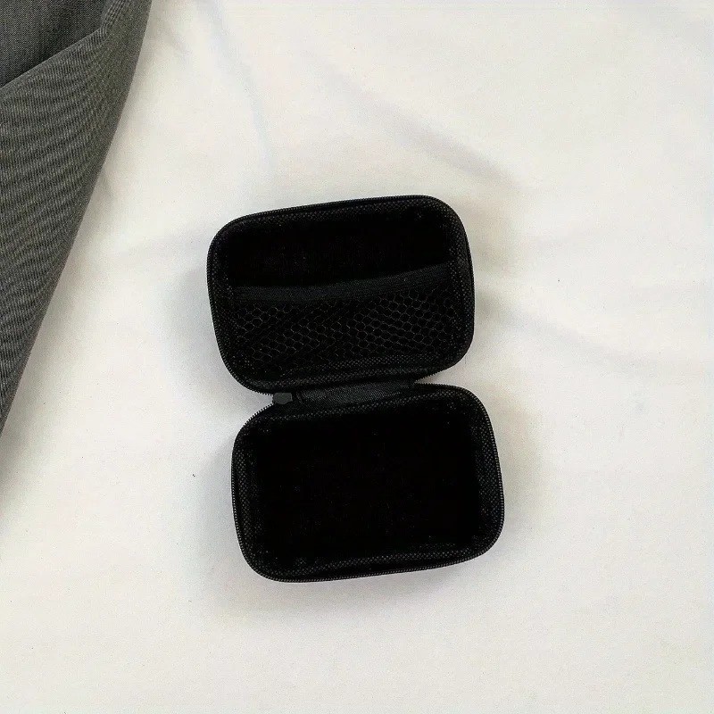 EVA Headphone Cable Storage Case Portable Charger Zipper Bag Organizer Box
