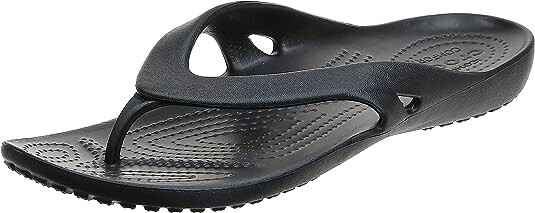Crocs KADEE II ~ Flip Flops/Thong Sandals – Women’s Size 10, Black – New!