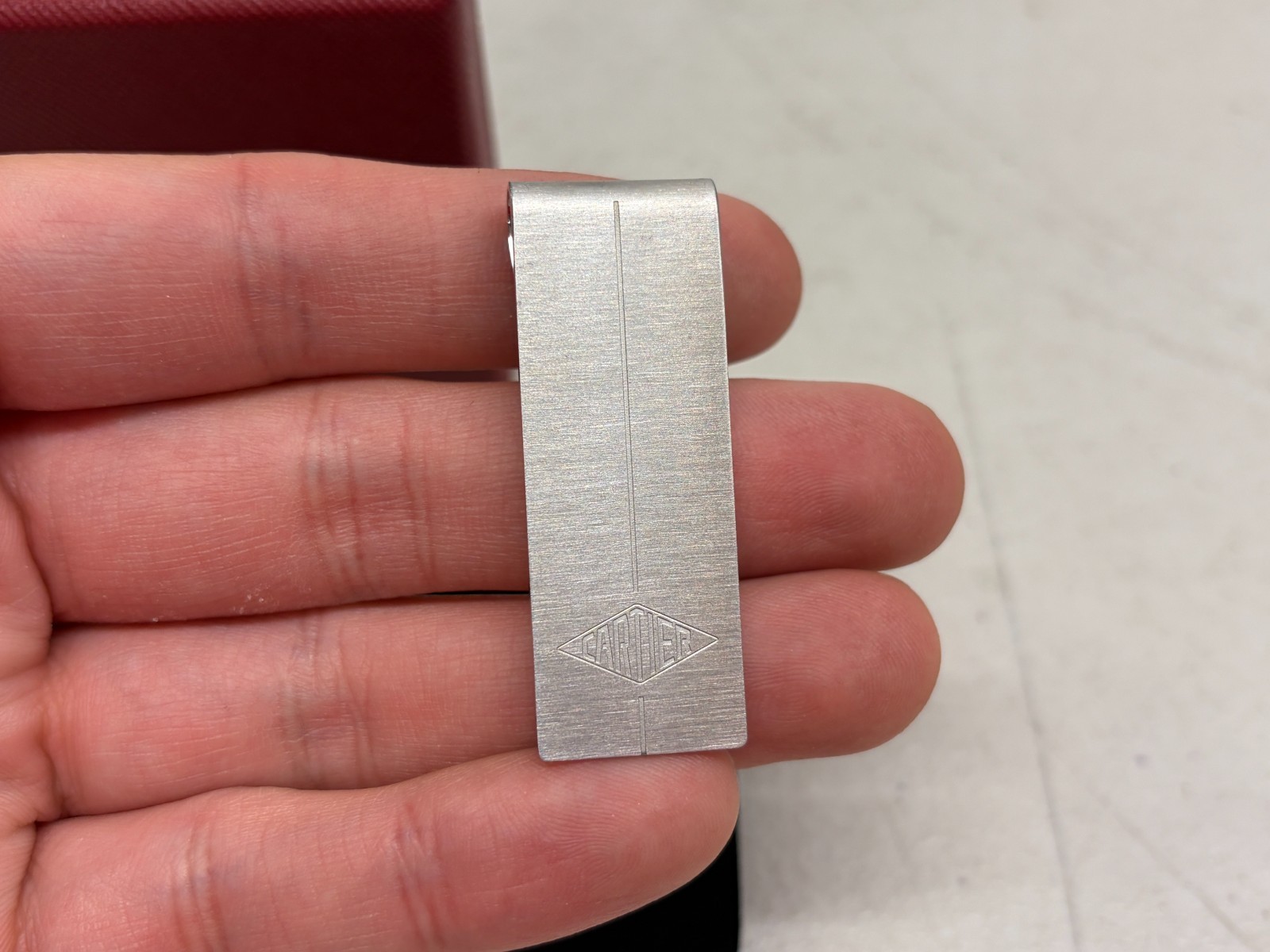 Cartier Stainless Steel Money Clip