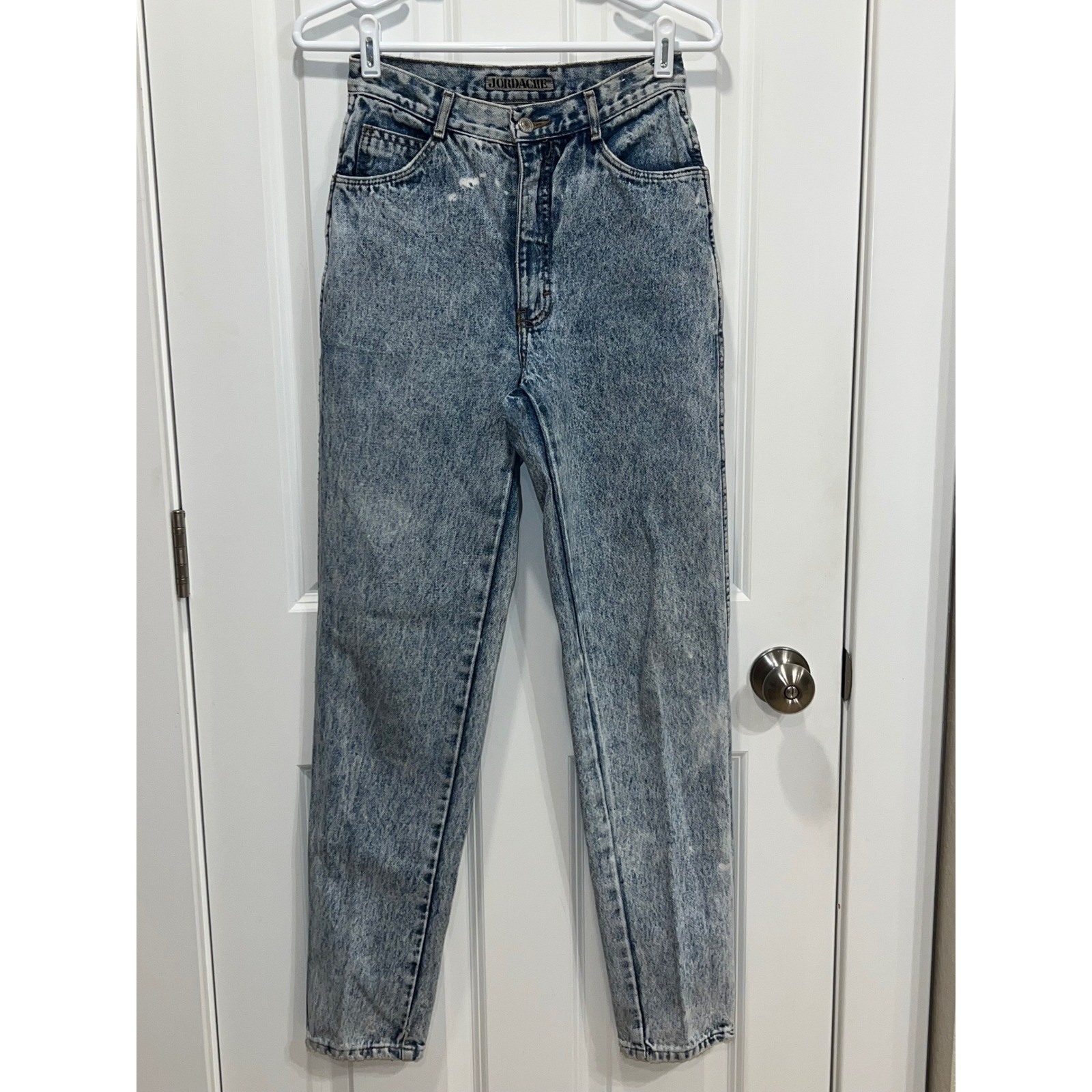 Jordache Vintage Acid Wash High Waisted Mom Jeans Size 6