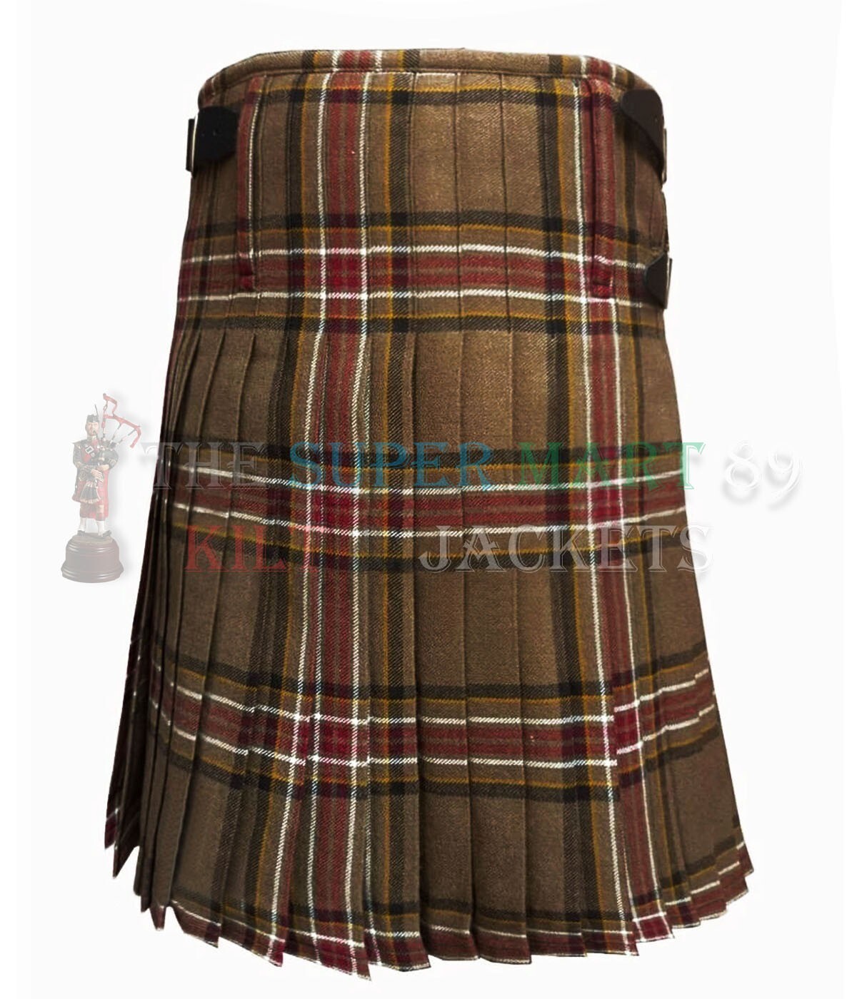 Scottish Traditional Bonnie Banks (Hebridean) Tartan 8 yard kilt – Custom Size