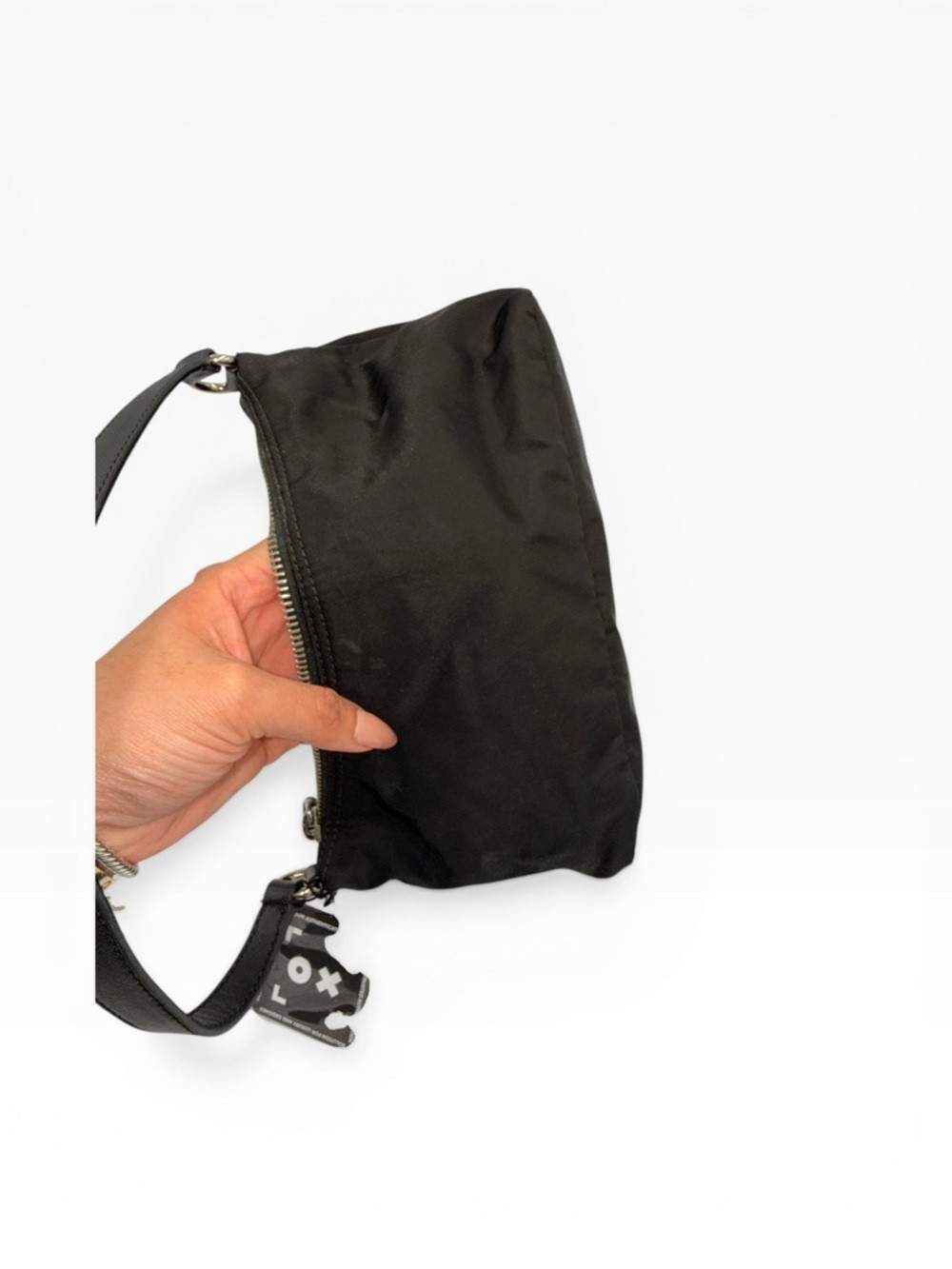 Prada Re-Edition 2005 Re-Nylon Mini Shoulder Bag Black Authenticated