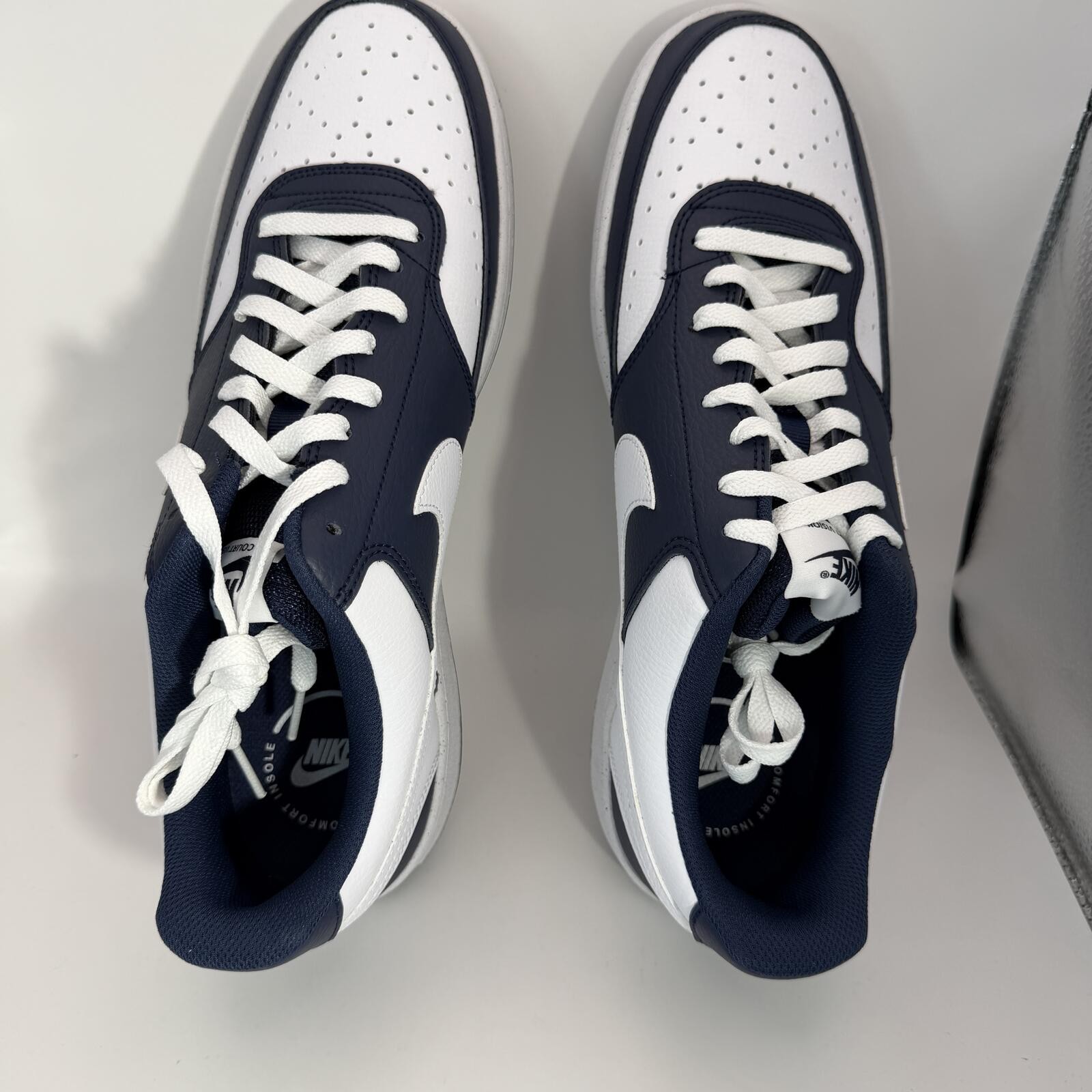Nike Court Vision Lo Midnight Navy White Men Size 13 Low-Top Sneaker HM9862-400