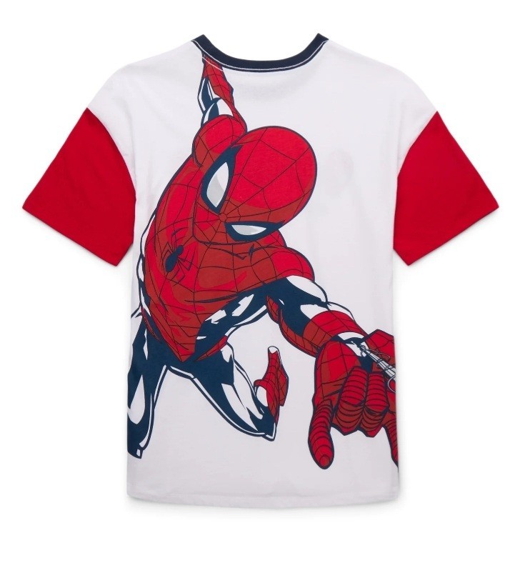 New Spider Man Boys Front & Back Graphic Tshirt Size S(6-7)