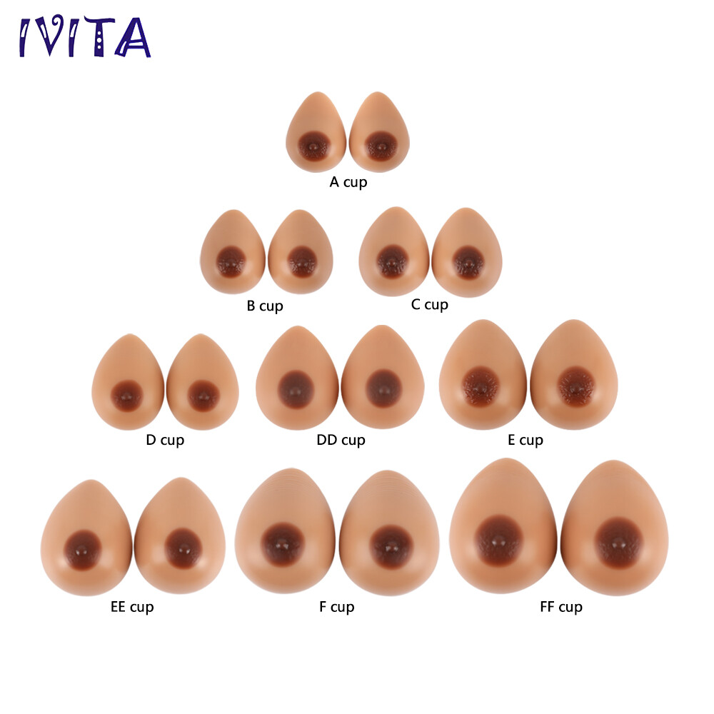 Crossdresser Silicone Breast Forms A-FF Cup Drag Queen False Boobs Bra Enhancers