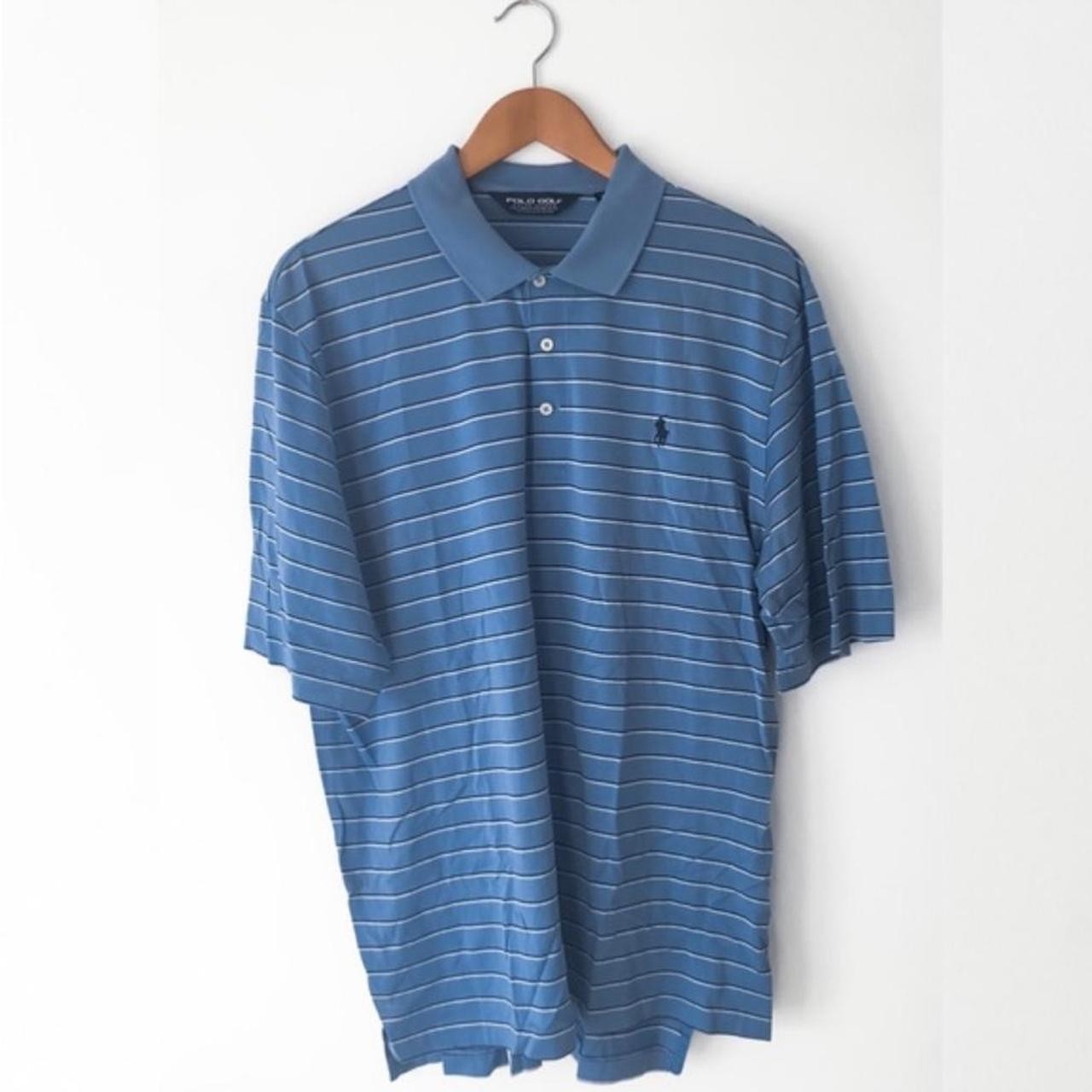 Polo Ralph Lauren Striped Golf Polo Shirt – XL – 100% Pima Cotton ($125 RRP)