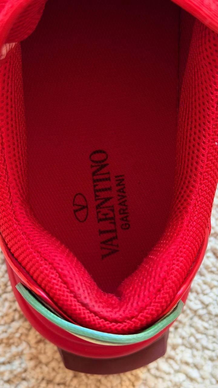 Valentino Garavani Climbers Red Skull Sneakers EU 43 Made In Italy Rare